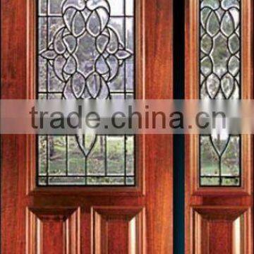 Unequal Double Glass Doors Design Exterior DJ-S9111MSO-8