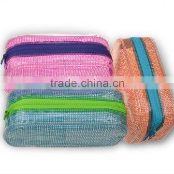 Custom Artwork Promotional Waterproof PVC Make Up Bag With Zipper photo-6