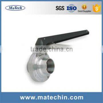 High Quality Stainless Steel Sanitary Butterfly Valve Manufacture CE/ISO