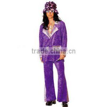 Purple disco party costume