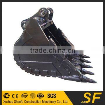 20ton new type excavator rock bucket, excavator gravel bucket