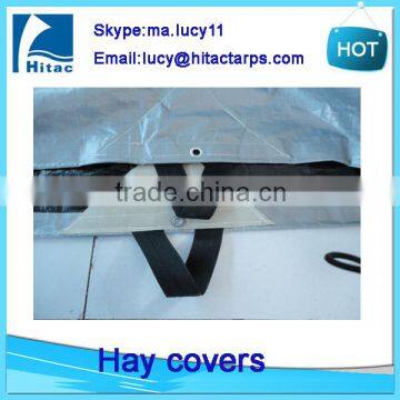 heavy duty windproof hay tarps tarpaulin,round bale hay tarps to cover the haystack                        
                                                                                Supplier's Choice