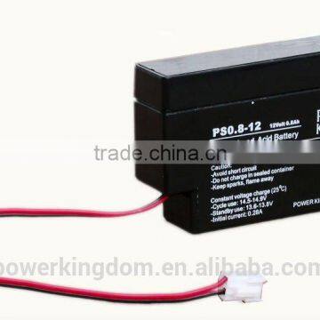 Recharge Battery 12v 0.8ah sealed lead acid battery