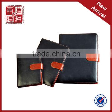 pu leather magnetic notebook with pen