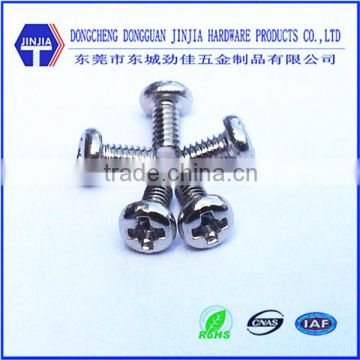 m2*4 steel nickel metric pan head machine screw 2mm tiny screws