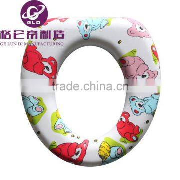 GLD Plastic Square Baby Toilet Seats Cover For Kids Blue wc Toilet Lid photo-3