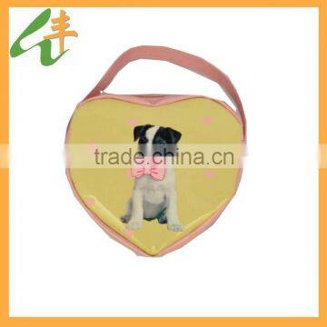 zippered customized handle clutch purse bag