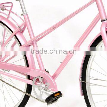 Ladies City Bike Steel Fixed Gear Bike for Discount Sale KB-CB-M16034 photo-3