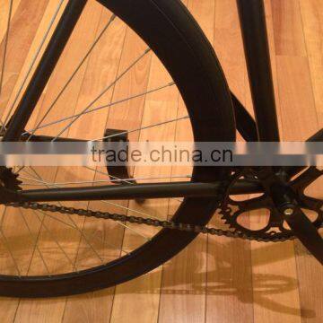 700C Hi-ten Steel All Black Fixed Gear Bicycle Bike KB-700C-M16049 photo-5