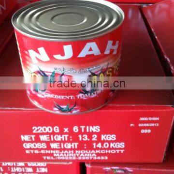 Good Flavour Tinned Tomato Paste export for Africa