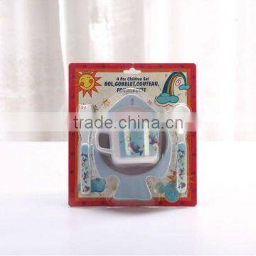 window box packing melamine kids dinnerware sets