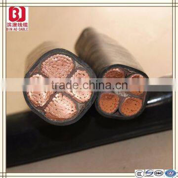 Low Voltage Copper Core PVC Insulated PE Sheathed Electric Wire Flat Cable