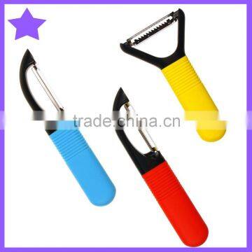 Silicone Handel 3-piece Serrated Blades Peeler