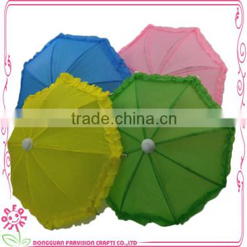 Wholesale Colorful Mini Umbrella For 18 inch Dolls DIY doll umbrellas