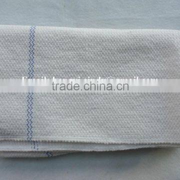 White color stitch bonded floor cleaning cotton cloth