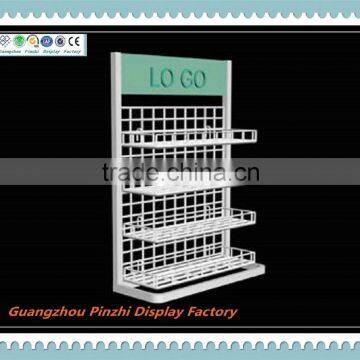 metal hook tools display stand floor metal tools display rack shop metal tools display shelf for retail