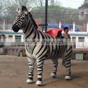 High Quality Walking Animals for Rides Zebra Rides