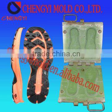 one mould one pair men's rubber with phylon outsole mould