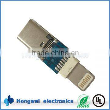 Type C USB Adapter Circuit Board Type C Female to Iightning Male photo-3