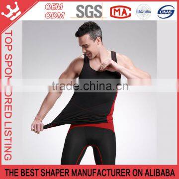 Bamboo Fiber Chest Binder Fat Wrap Men Tummy Tuck Underwear