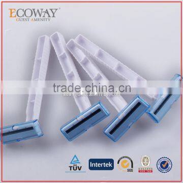 disposable men's shaving razor with double razor blades hotel safety razor