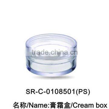 60g lotion empty Bottles cosmetic container clear recycled plastic cosmetic jars