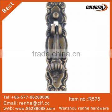 AB Single Hole Hardware Brass Pull Ring Knob photo-4