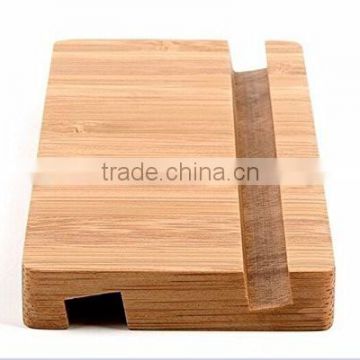 Eco-friendly Bamboo Mobile Phone Holder Display Stand for Cellphone