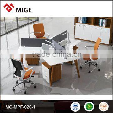 modern Staff 120 degree office workstation