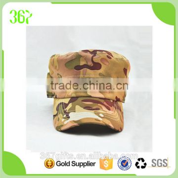 Fashion Cheap Sports Flat Top Military Caps without Buckle