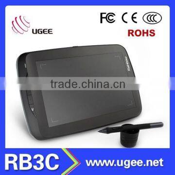 UGEE Rainbow3 Chocolate Graphic Tablet with Wireless Pen Hot Keys and USB Interface