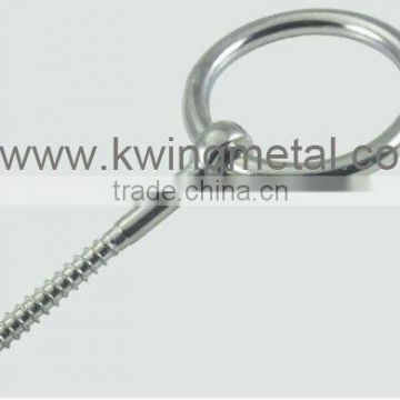 Stainless Steel Wood Screw With Ring