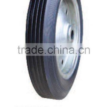 solid rubber wheels 380 x 80 for hand truck and wheel barrow