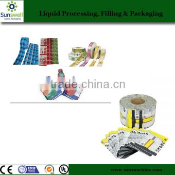 pvc shrink film for bottle label printing