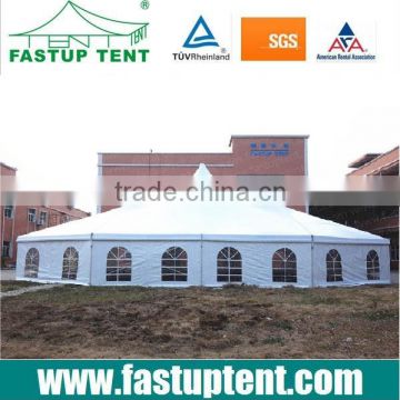 10m clear span high peak party tent marquee tent made in guangzhou factory directly sale