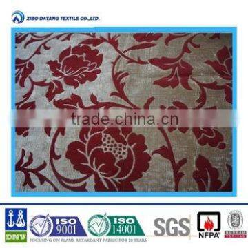 100% inherently flame retardant floral textile for hotel