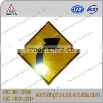 Traffic direction sign board in indonesia with reflective sheeting