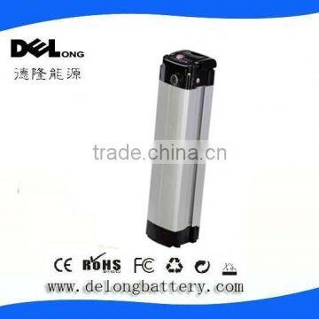 2015 hot products silver fish 36v lithium ion battery for electric bike