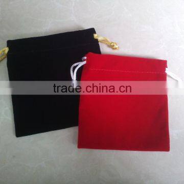 cheap new style plain velvet coin bag wholesale
