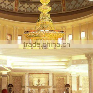 Big Empire Hotel Lobby Crystal Chandelier photo-2