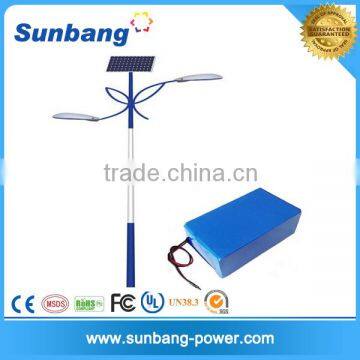 Customized deep cycle lithium 12v 150ah battery for solar street light