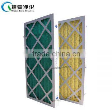 pre filter panel filter type spray booth filtration air filter supplier