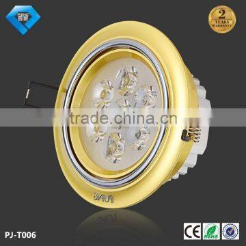 3w golden silver Round led ceiling light made in China