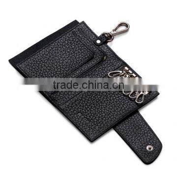 MOQ 1 PCS Genuine Leather Key Wallet photo-5