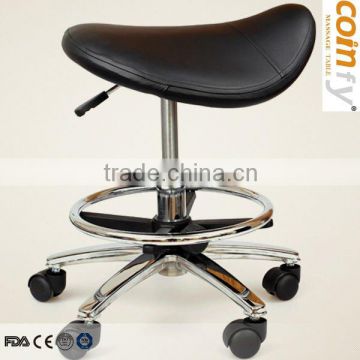 COMFY MA07 Deluxe Barber Saddle Stool