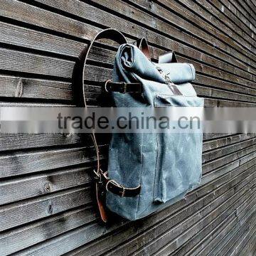 Custom Hot Sale and High Quality Waxed Canvas Backpack Quality Choice