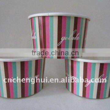 Custom Printed Yogurt & Ice Cream Paper Cup, Paper Bowls