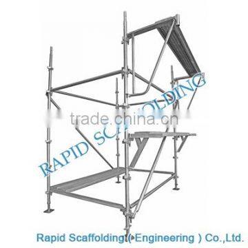 Kwikstage scaffolding for cleaning