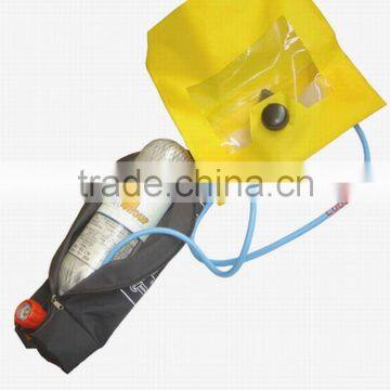 SCBA respirator for emergency EEBD