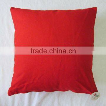 P07 dyed plain canvas cushion